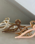 Schleifen Haarklammer | Acetat & Gold