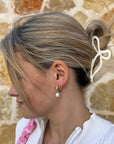 Schleifen Haarklammer | Acetat & Gold