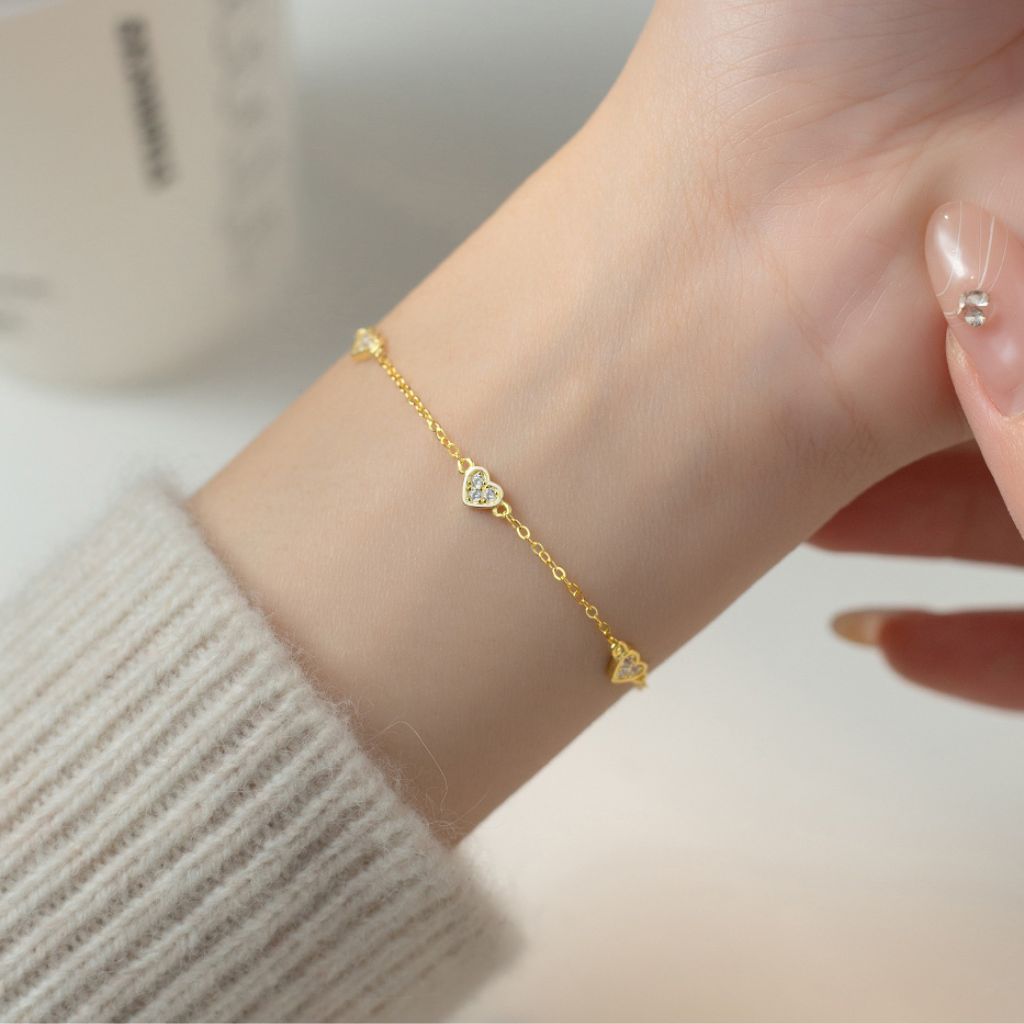 Claire Herz Armband | Gold