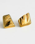 Gold Cut Ohrringe