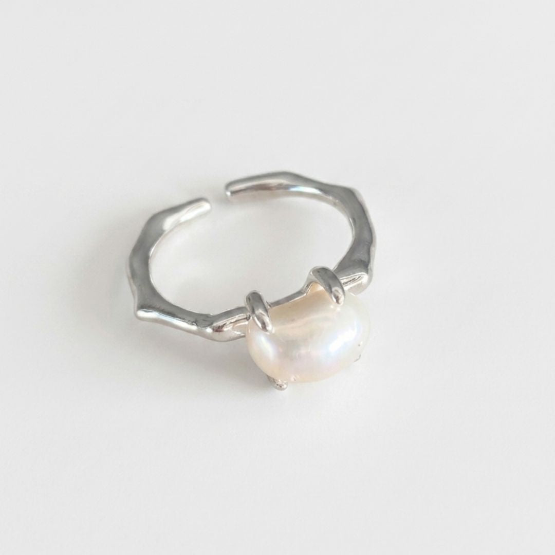 Raw Pearl Ring