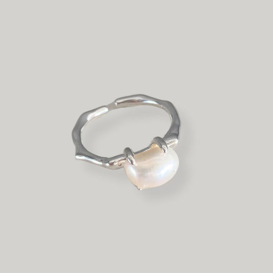 Raw Pearl Ring