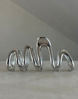 Wave Haarklammer Silber